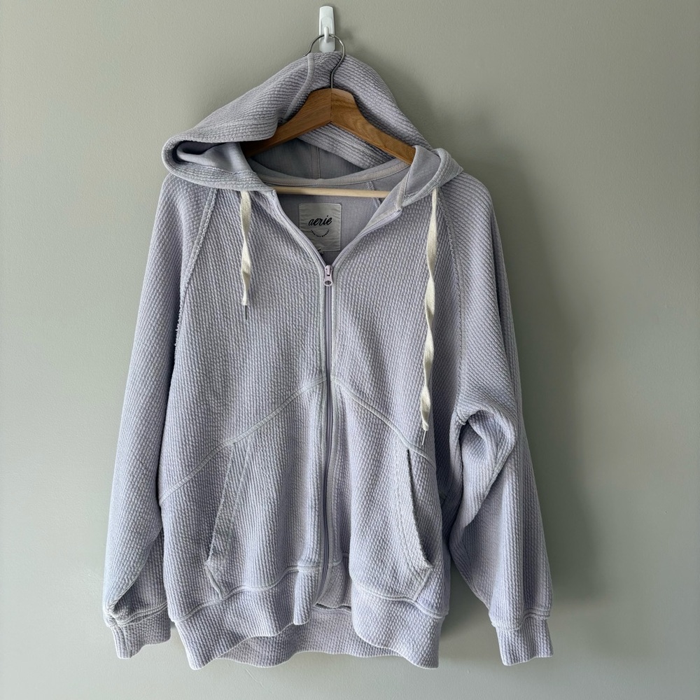 Aerie Oversized Zip Up Hoody